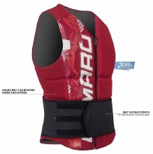 Additional picture of Camaro Men's Pro Impact Vest w/Back Support - Small