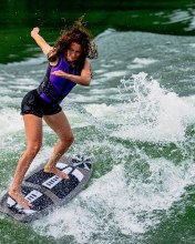 Additional picture of 27 Phase 5 Bailey Rush Stealth Surf Style Wakesurfer - 52 inch