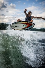Additional picture of 2026 Hyperlite Shim Hybrid Style Wakesurfer - 52 inch