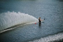 Additional picture of 26 Radar Senate Graphite Slalom Waterski - 67 inch