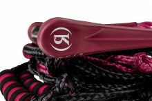 Additional picture of Ronix 25 Ft Women's Silicone Stretch Surf Rope w/Handle - Merlot