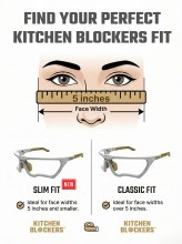 Additional picture of Kitchen Blockers Eye Protection - Slim Clear