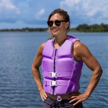 Additional picture of O'Brien Women's V-Back HMZ Vest - Lavender - XS