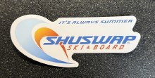 Shuswap Ski & Board - 8 inch Sticker