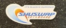 Additional picture of Shuswap Ski & Board - 3 inch Sticker