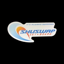 Additional picture of Shuswap Ski & Board - 3 inch Sticker