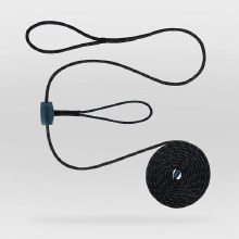 Additional picture of Mission Dreadknot Auto Lock Dock Line - 1/2 in x 15 ft - Black