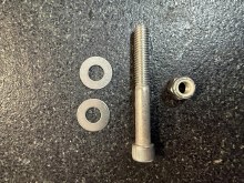 Additional picture of Tower Bolt Assembly - 3/8" x 3 5/16"