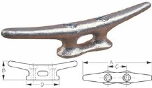 Seadog 6 Inch Galvanized Cleat- 2 Pack Seadog 6 Inch Galvanized Cleat- 2 Pack