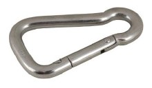4 5/8" Asym Snap Hook - Stainless - by Sea Dog 4 5/8" Asym Snap Hook - Stainless - by Sea Dog