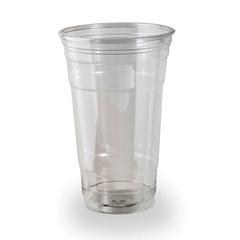 CP24 - 24 oz (710ml) Clear Flexible 'P.E.T.' Plastic Cup 600 - cs (CLEARANCE)