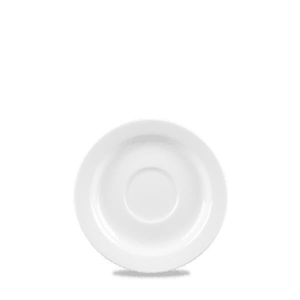 VSS1 - Churchill China- 5" x (12.8cm) White Saucer - ea