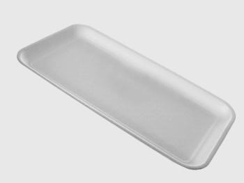 5S - 10.6in x 5.4in x 0.8" x - CKF Foam Tray - WHITE 500 - cs