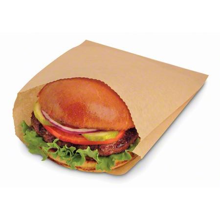 610206 Greaseproof Sandwich Bag Natural 6" x.75in x 6.75  1000 - cs