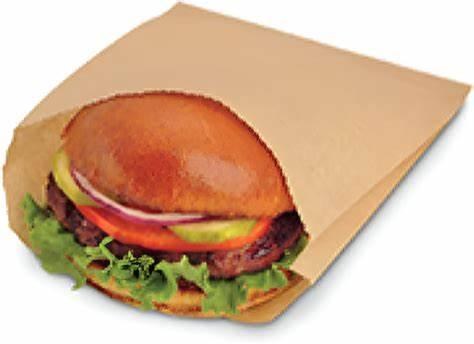 630209- 6in x 2in x 9" x - Jumbo Grease Resistant Sandwich  Bag - Natural  1000 - cs