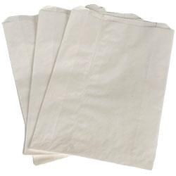 019213/2061009 - 6in x 2in x 9" x - Jumbo Sandwich 'Dry Wax' Bag - WHITE 1000 - cs