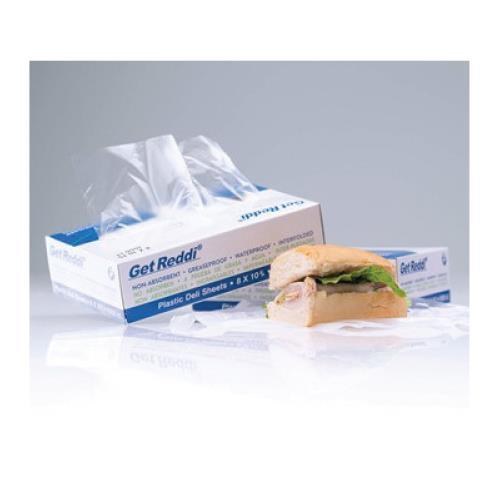 DS8L - 8in x 10.75" x - Deli Wrap Heavy Density Clear 1000 - bx