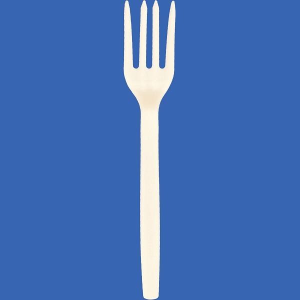 80651- Eco Century 7" x Biodegradable Forks Heavy Weight - 1000 - cs