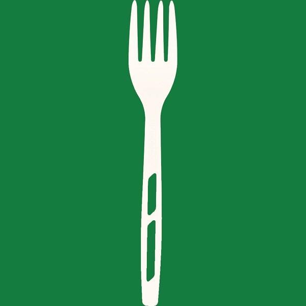 80671/EPS002- 7" x CPLA Compostable Fork - 1000 - cs