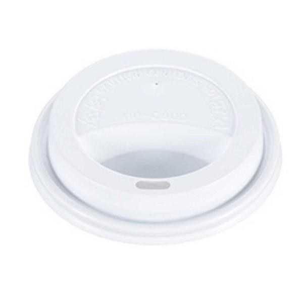 VBCLLH90DW - WHITE Dome Lid for 10-20 oz  Hot Cup 1000 - cs