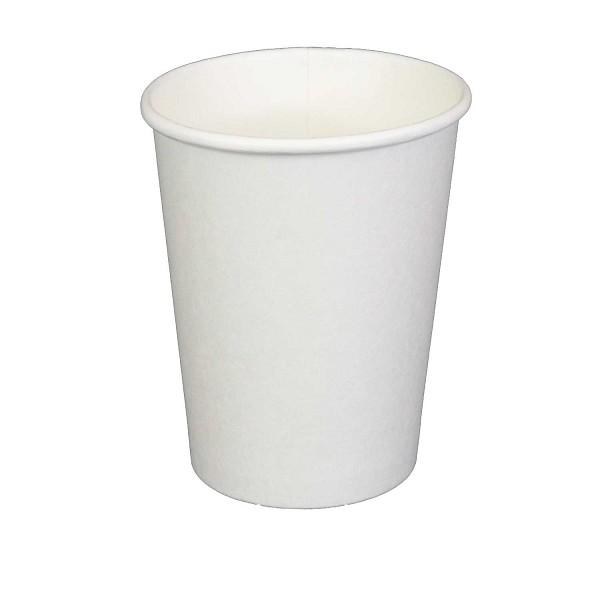 VBCLHP10SW- 10 oz WHITE Paper Single Wall Hot Cup 1000 - cs