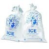 Ice Cube Bag With Ties - 10in x 20in x1.5" x LIP - Stock Print 10lb Bag -  1000 - cs