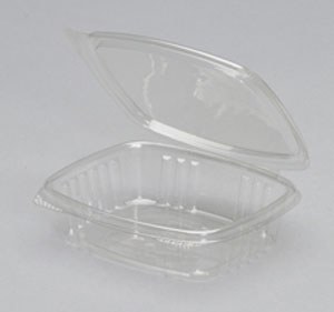 HC8 - 8 oz - Hinged Clear Deli Container - 200 - cs
