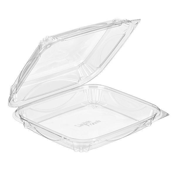 VF8092 - Inline 48.6oz Clear Cookie/Small Salad Clamshell - 110 - cs