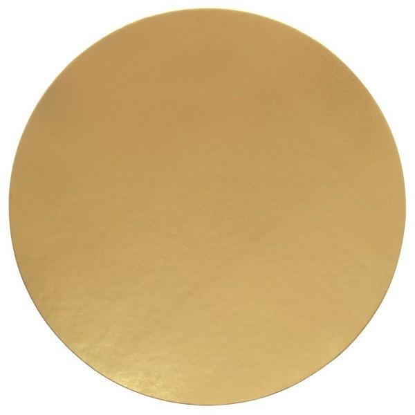 12'' Round - Gold/Silver Cake Board - 50 - cs