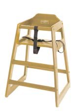 MAG4504 - Wooden High Chair Natural - ea