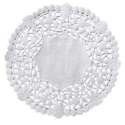 4" x - Round Lace Doily 1000 - box