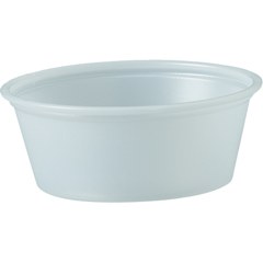 P150-0100/P150N - 1.5 oz (44.3ml) Translucent Portion CUP 250 - sleeve