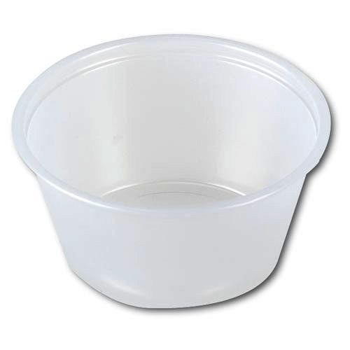 P200N-0100- 2 oz (59.1ml) Translucent Portion Cup 250 - sleeve