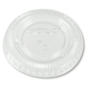 PL1-0090 - Clear Portion Cup LID for 1 oz 125 - sleeve