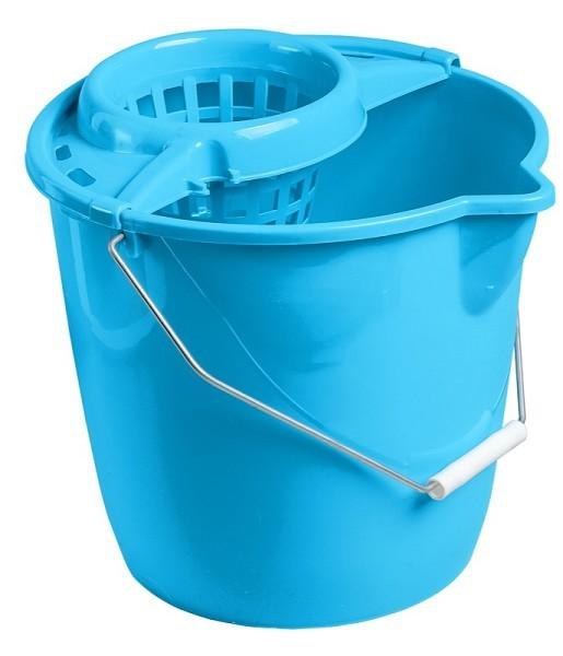 15L Blue Pail with Cone Wringer -ea (clearance)