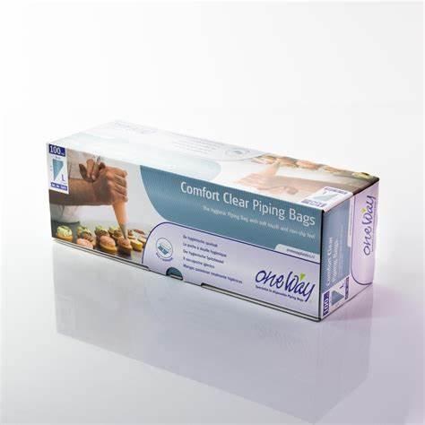 Cool Blue Piping Bags - SMALL 14" x - TRANSPARENT 100 - box