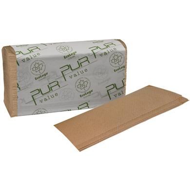 Pur Value Multifold Kraft Towel 16 x 250 -cs
