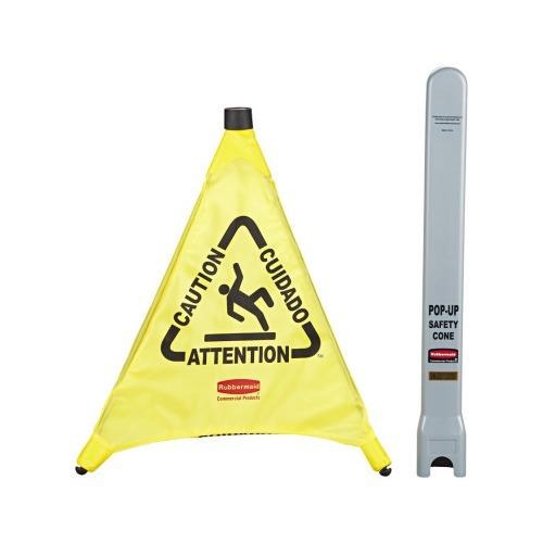 9S0100YEL - Rubbermaid Pop Up Saftey Cone - ea