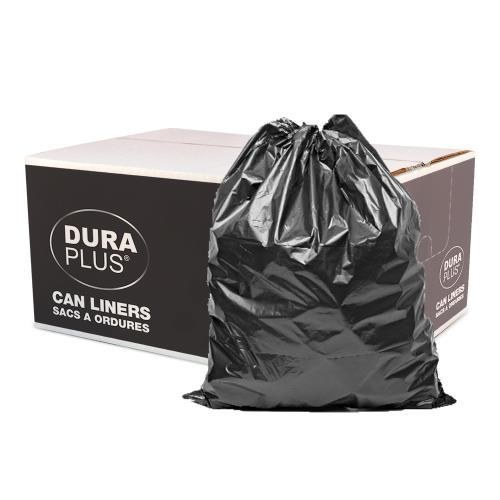 Ralston/Dura Plus 20in x 22" x - Garbage Bag - REGULAR - BLACK 500 - cs