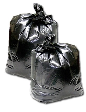 Triple Three 35in x 50" x Extra Strong Garbage Bag - BLACK - 100 - cs