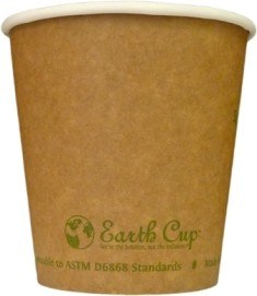 ECH16 - Biodegradable Taterware Earth Cup 16 oz - Hot Cup 1000 - cs