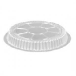 G18ASO/LID34 - 9" x Clear Round Plastic Dome Lid 500 - cs