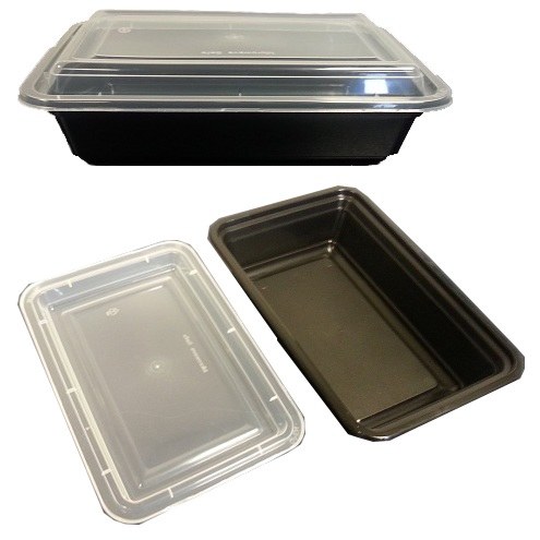 EP6- - 6in x 6" x Hinged Recyclable  Take Out Cont 250 - cs