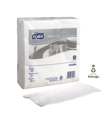 NP3260 - Tork Advanced 1/6 Fold 2 Ply Dinner Napkin 2802 - cs