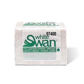 07401 - White Swan Quarter Fold Luncheon Napkin 1-ply 12 x 500 - cs
