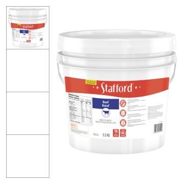 Stafford Beef Broth Mix - RED LABEL 5.5 kg - ea