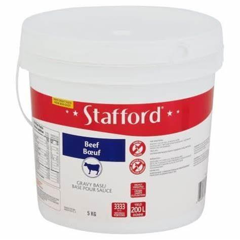 Stafford Gravy Base Beef Gluten Free 5 KG - ea