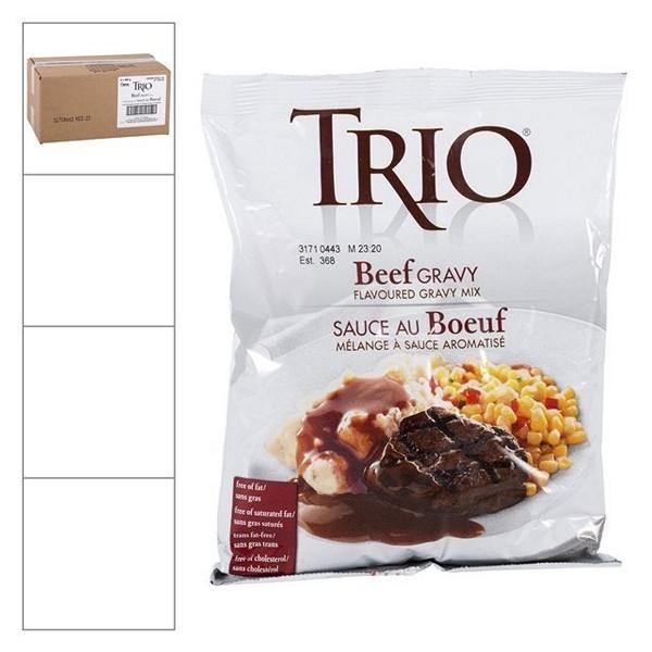 Trio One Step Beef Gravy Mix 8 x 490gr - cs