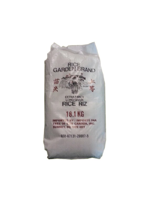 Rice Garden Long Grain Rice 18.1kg - ea