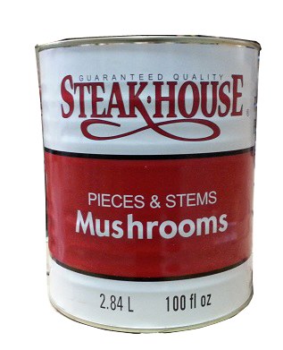 Steakhouse/Success 'Pieces & Stems' Mushrooms 2.84 L x 6 - cs